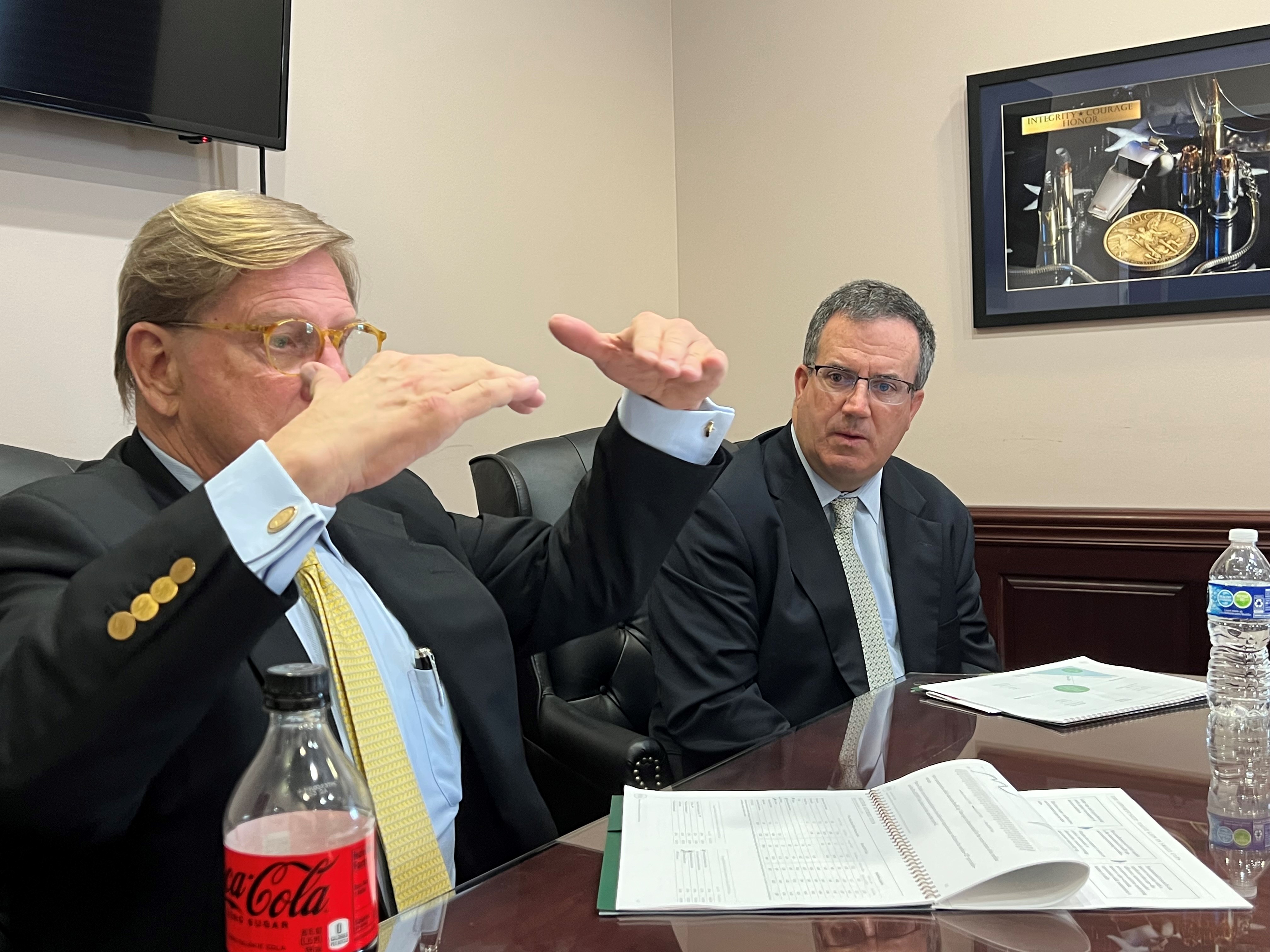 April 14th, 2023: Mr. Jim McClure, CFA of Barrow Hanley Global Investors (pictured left) provided an update on the Fund's - Small Cap Value Strategy. Since the inception date of May 03, 2021, the portfolio has beaten the benchmark by a stellar 567 basis points. Job Well Done!