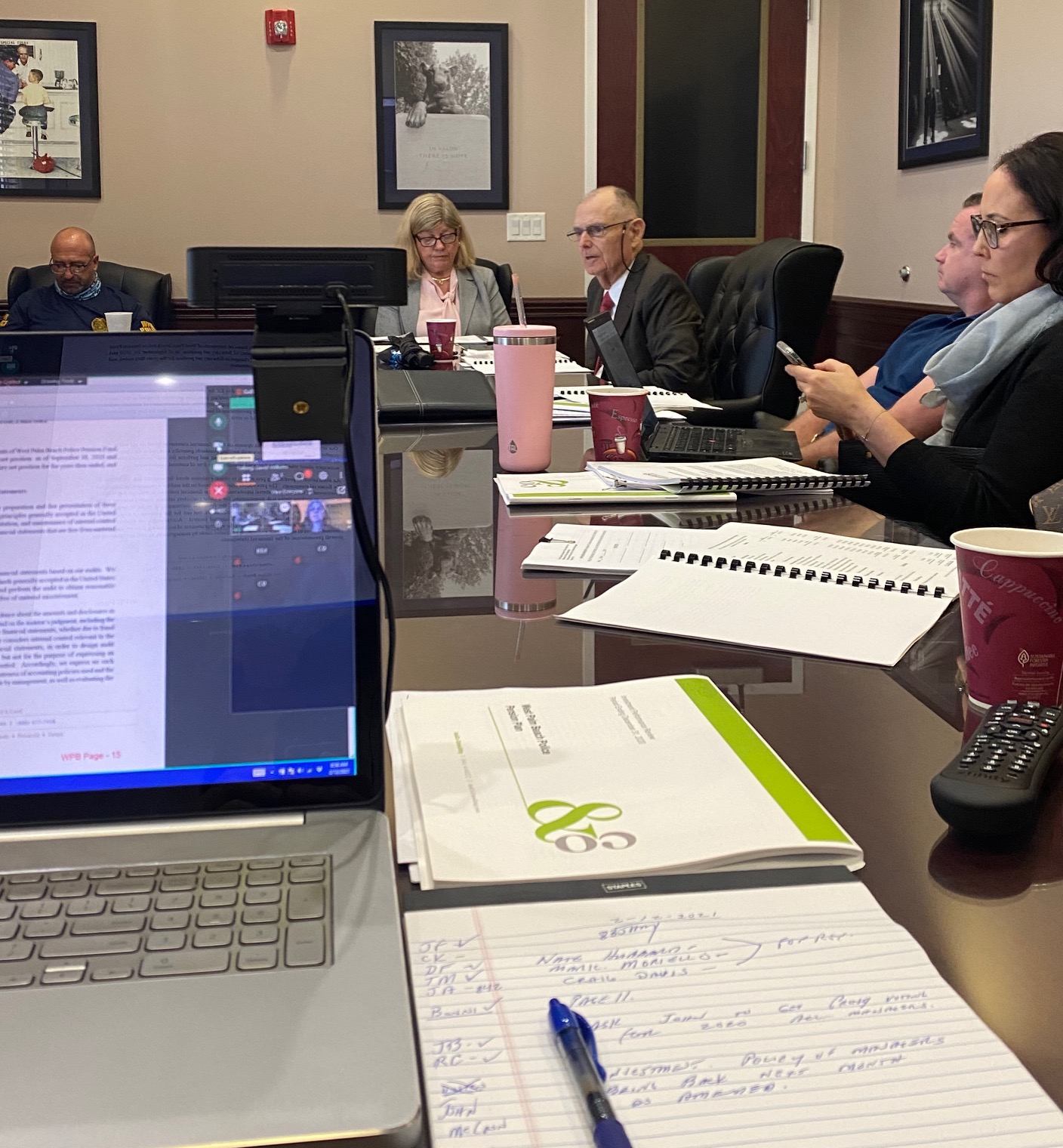 The Board of Trustees received the financial statements report from our independent auditor. The entire report may be viewed on the Disclosure Page of this website.